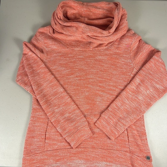 Bench Coastal Cluster Cowl Neck Terry Cloth Sweatshirt Kangaroo Pouch EUC‎ - Picture 13 of 15